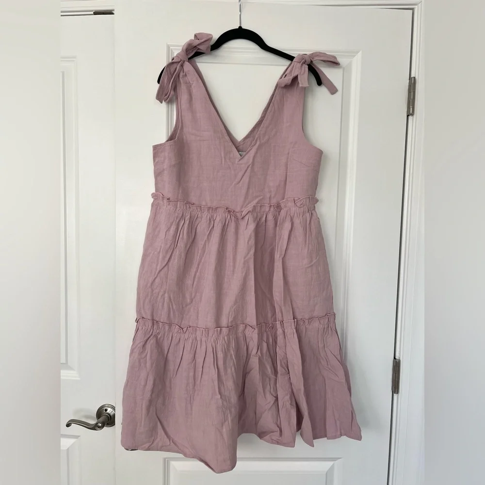 NWT Petal & Pup Erenda Lilac Sleeveless Tiered Dress - Picture 4 of 14